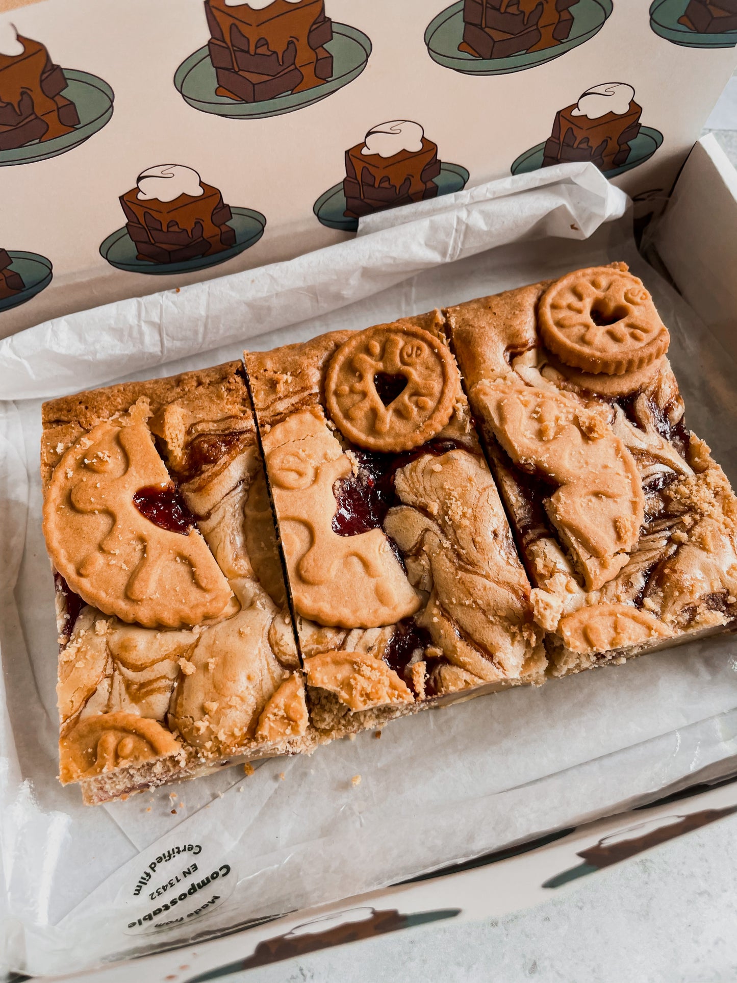 3 White Chocolate Brownies (Blondies)