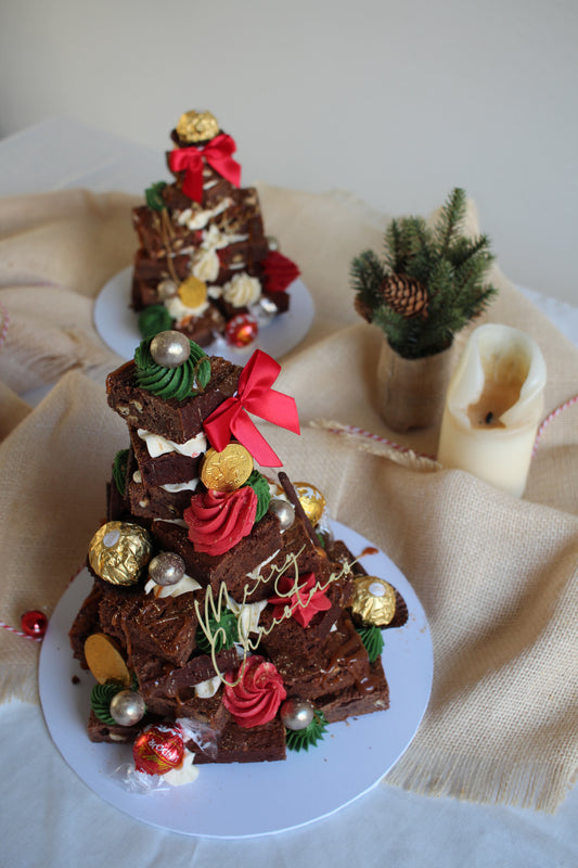 Christmas Brownie Stack (serves 20-24)