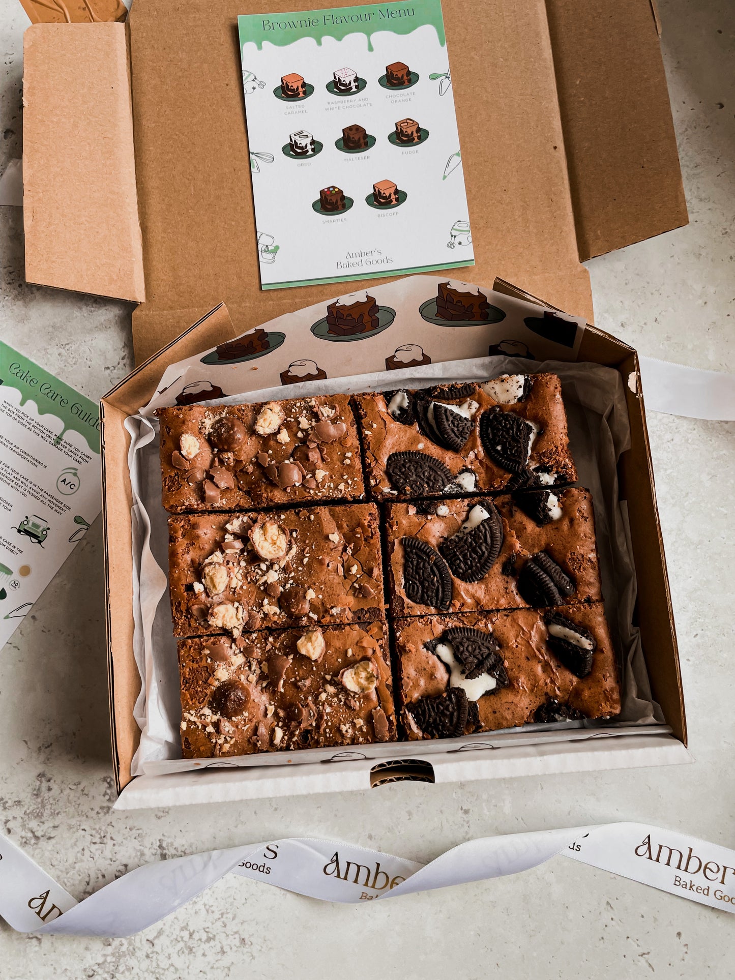 6 Triple Chocolate Brownies