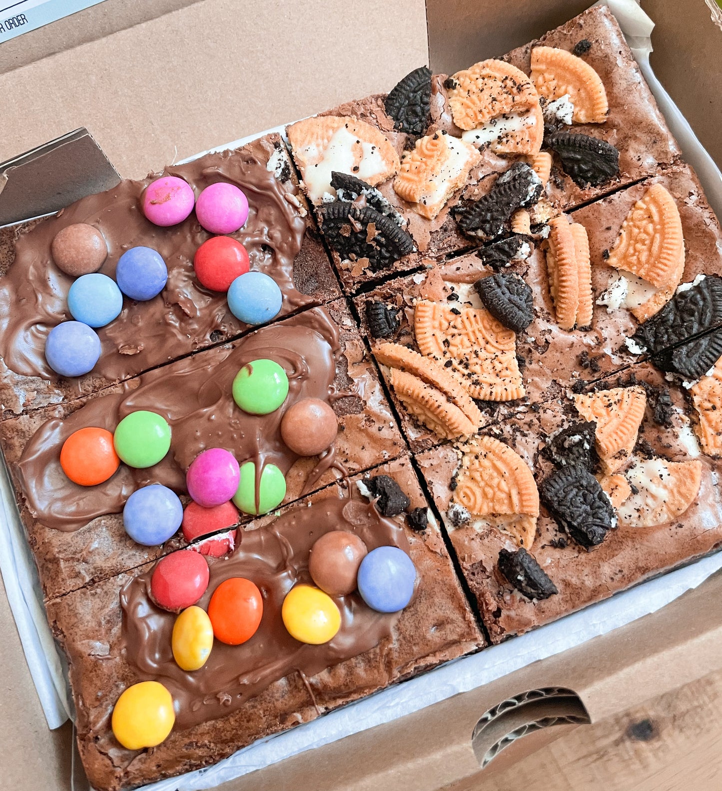 6 Triple Chocolate Brownies